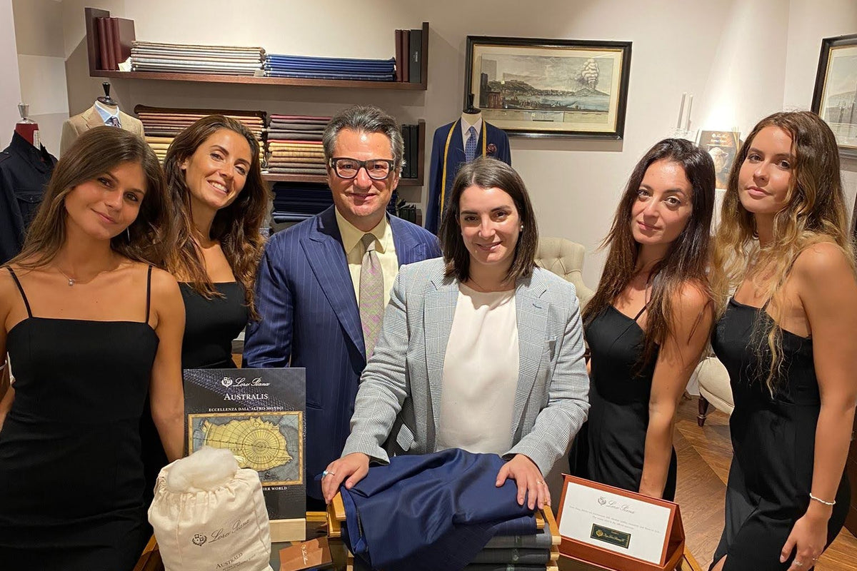 PRESENTAZIONE TESSUTO LORO PIANA 