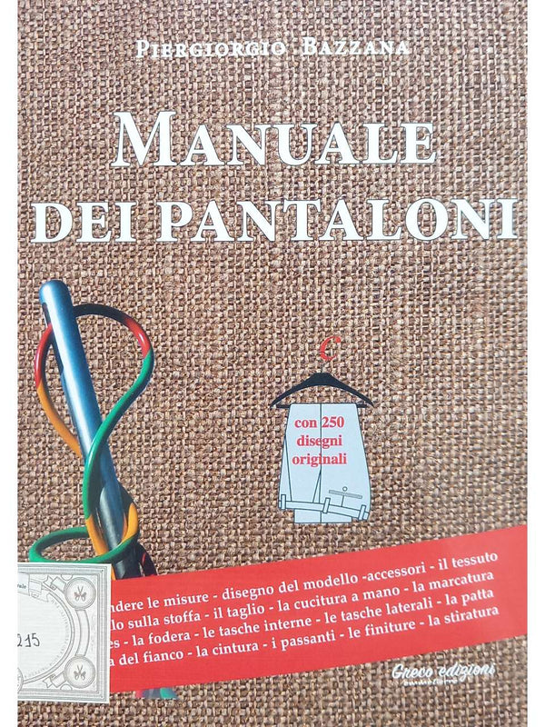 Libro - MANUALE DEI PANTALONI