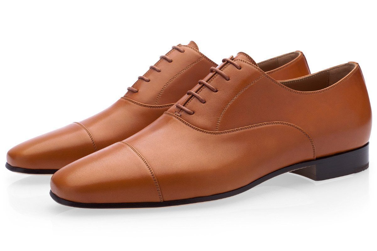 Scarpe HECTOR NAPPA COGNAC LACE UPS PRATA MASTRALE