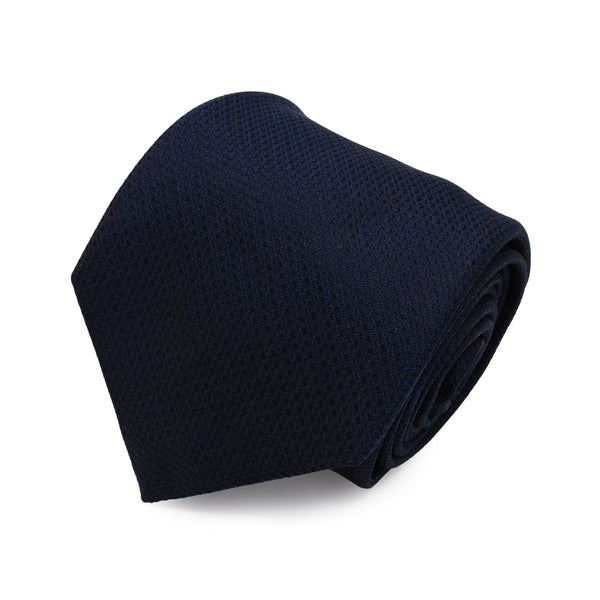 Cravatta in Seta - MIDNIGHT BLUE JACQUARD