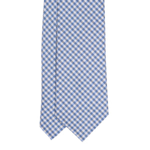 Cravatta in Seta - LIGHT BLUE CHECK SAVILE ROW