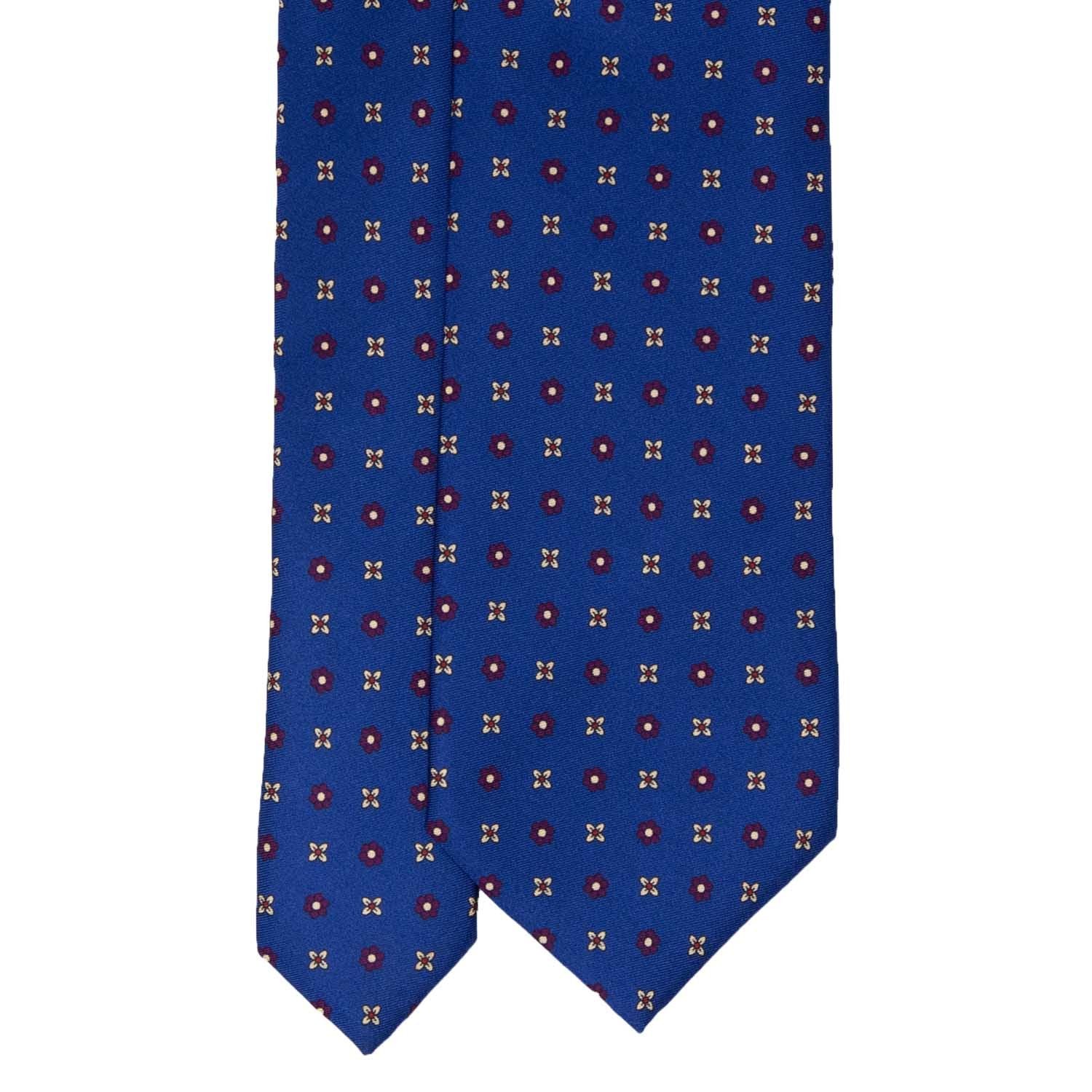 TigerTie Cravatta in seta - blu del segnale argento striato - Cravatta TigerTie Cravatta in seta - blu del segnale argento striato - Cravatta